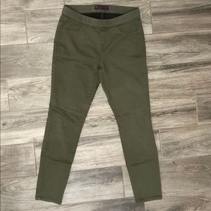 Army green jeggings
